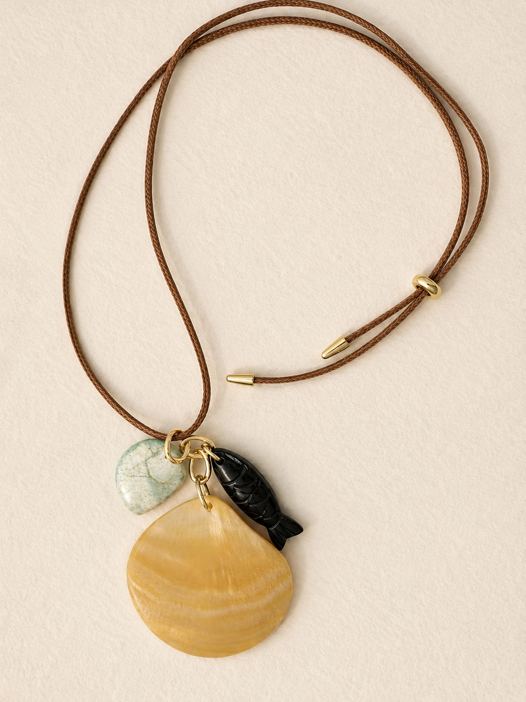 Hook Line & Sinker Necklace*