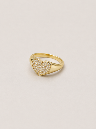 Heart Strings Diamond Ring