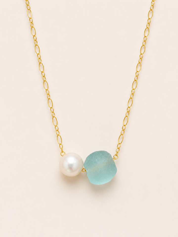 From the Bottom of the Sea Glass Necklace *