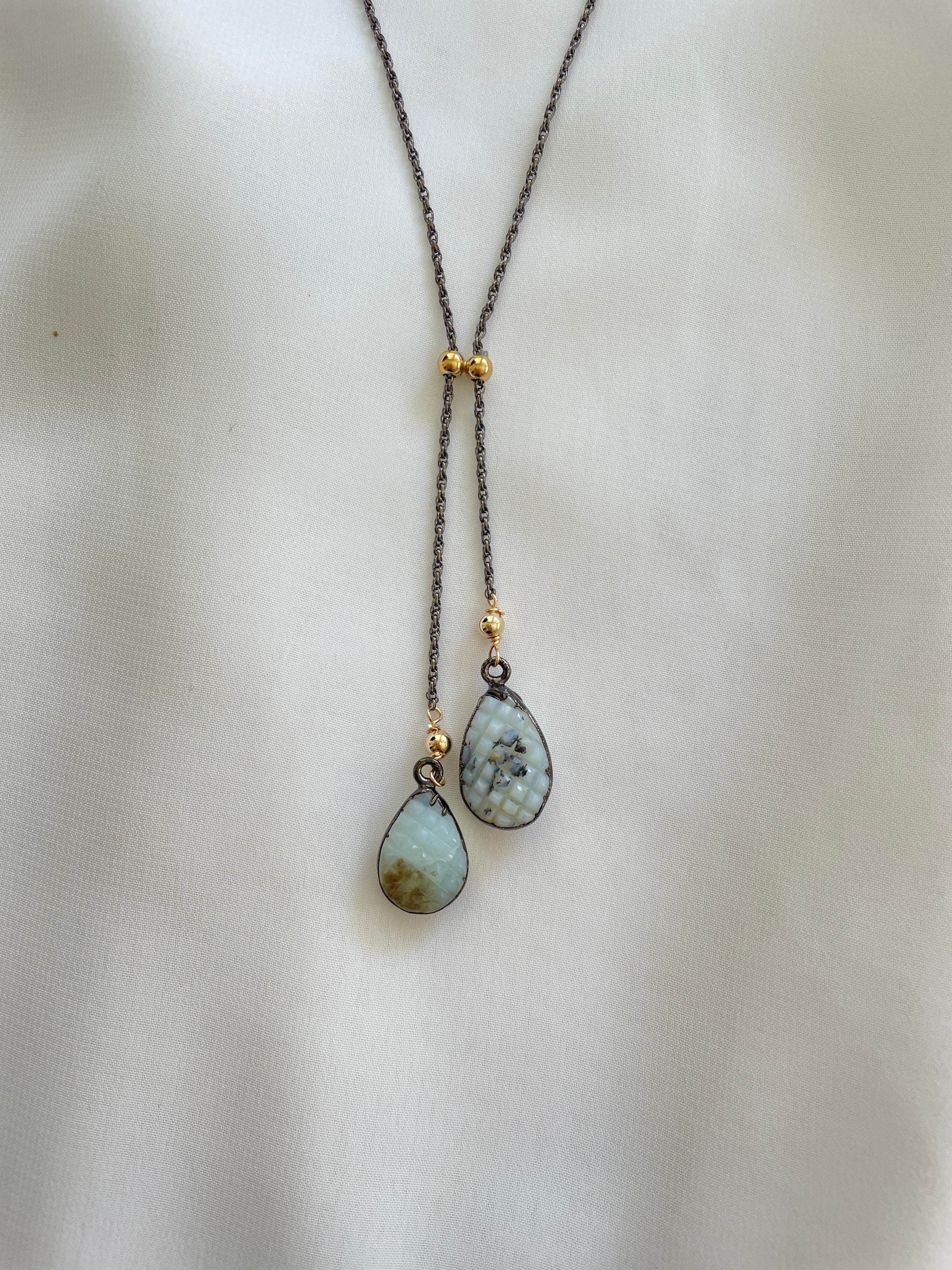 The Gloria Peruvian Opal Necklace