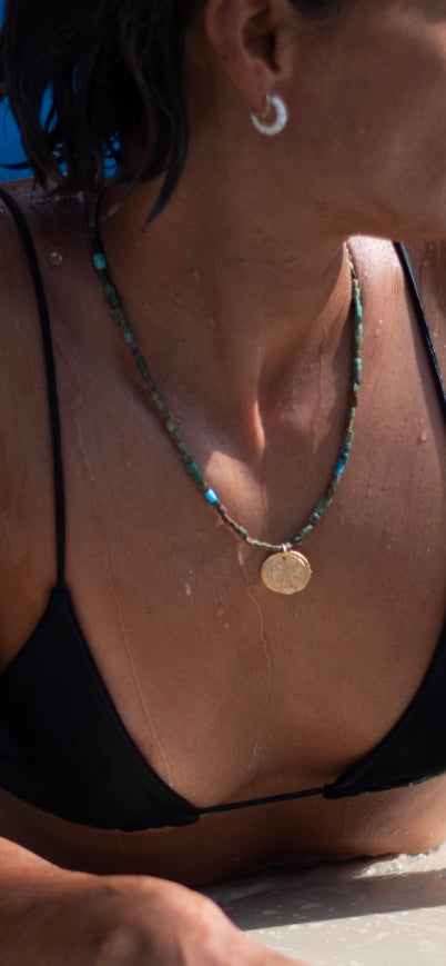 The Sundial Turquoise Necklace