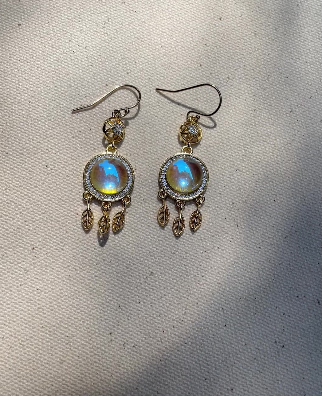 Firefly Moonstone Earrings