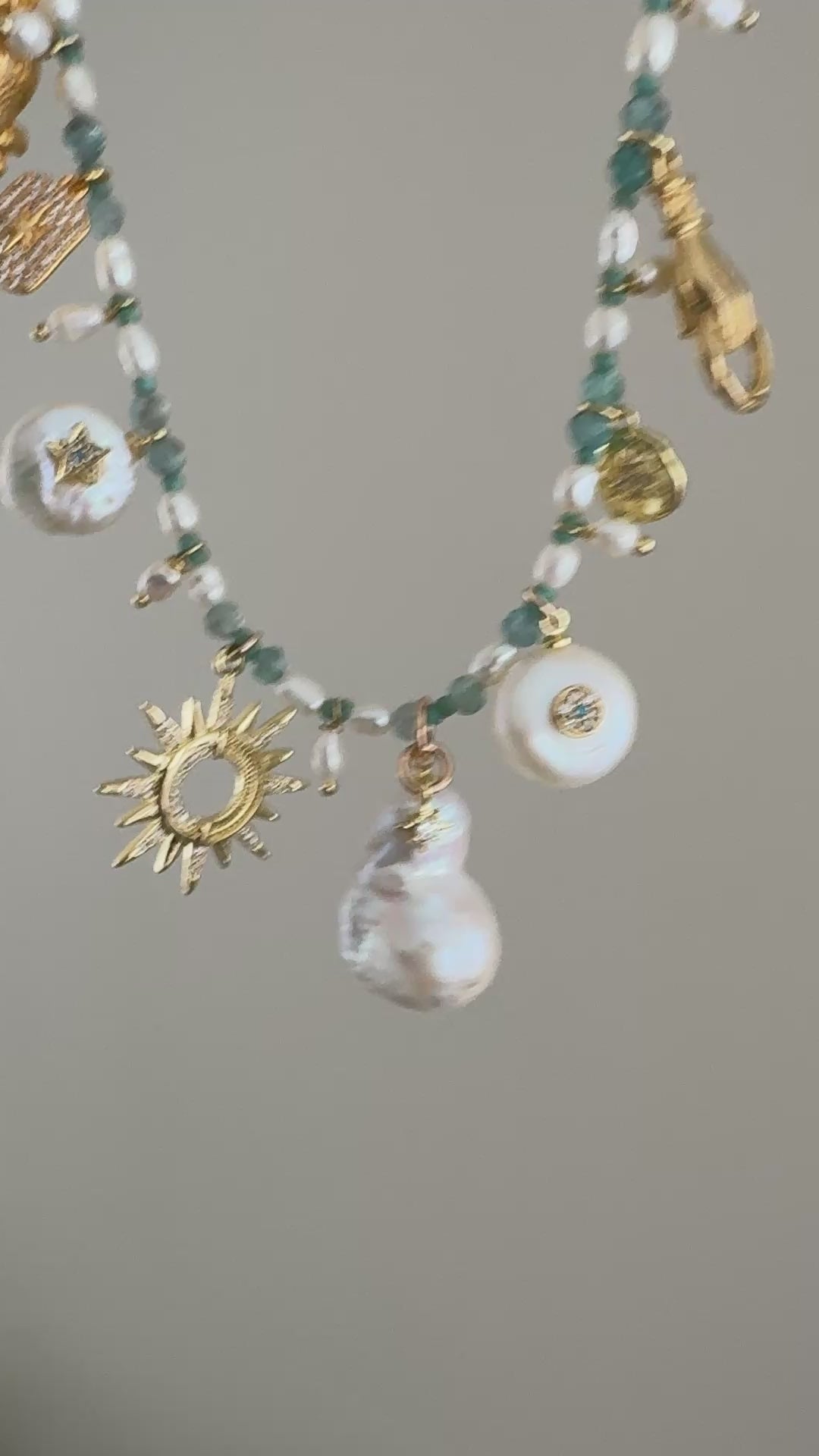 Pearl Charm Necklace