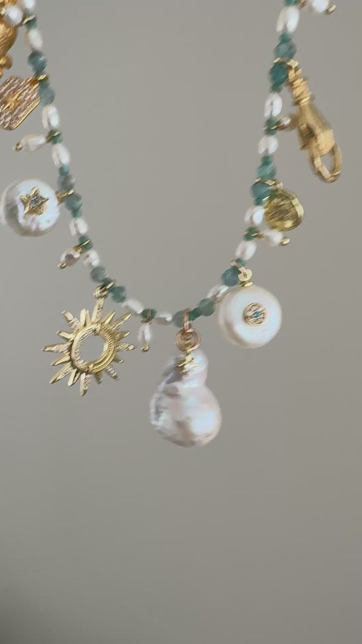 Pearl Charm Necklace