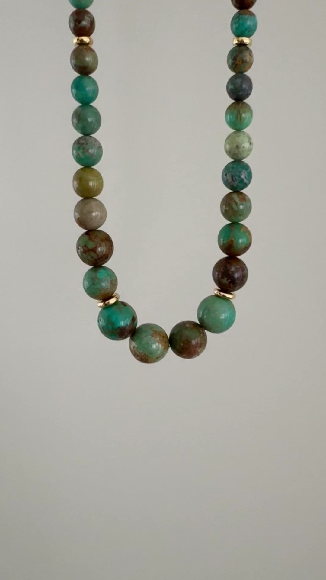 Hubei Turquoise  Strand Necklace