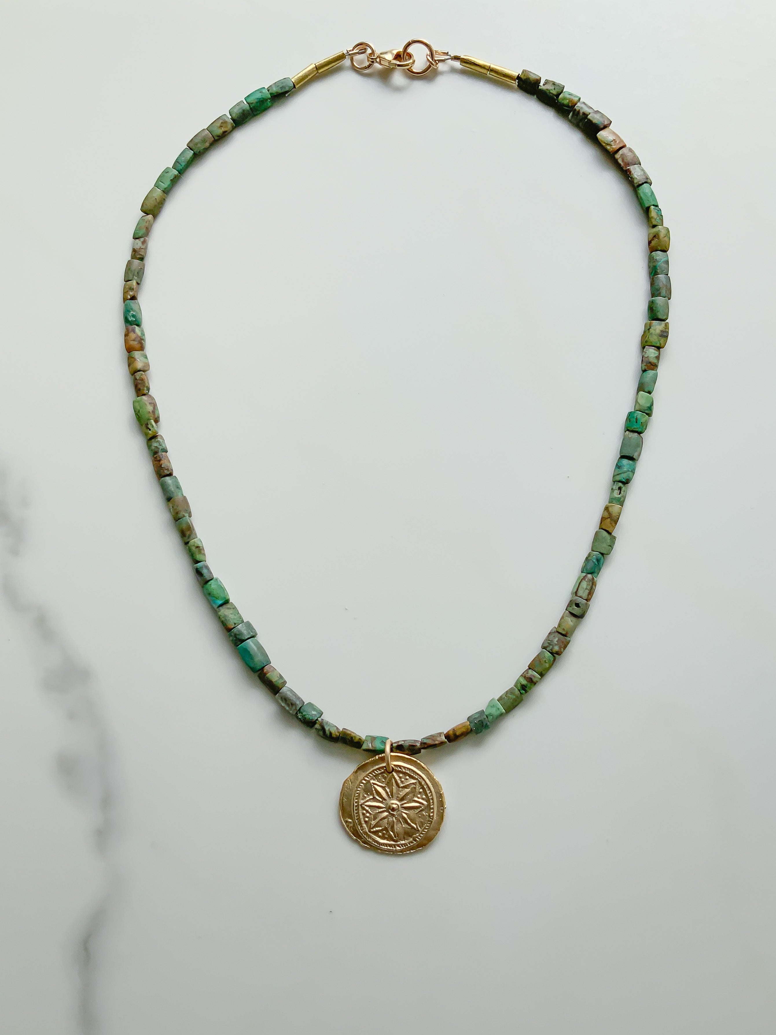 The Sundial Turquoise Necklace