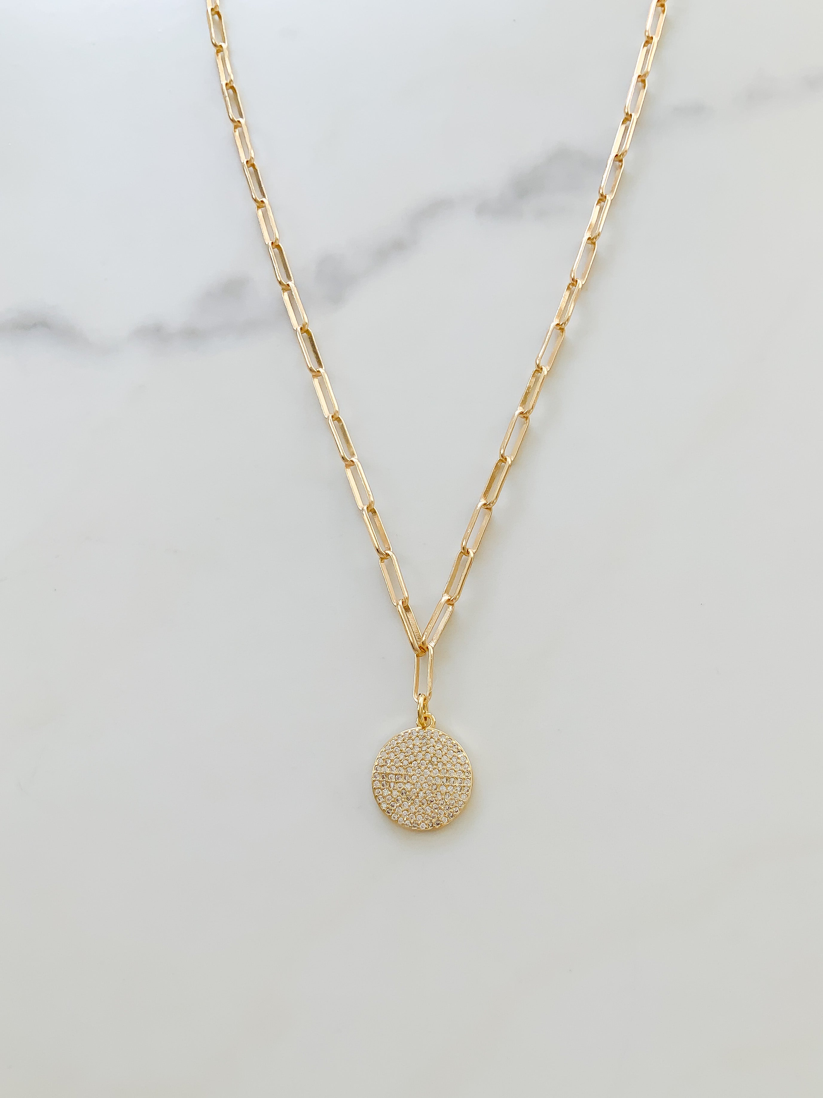 Champagne Powder Necklace