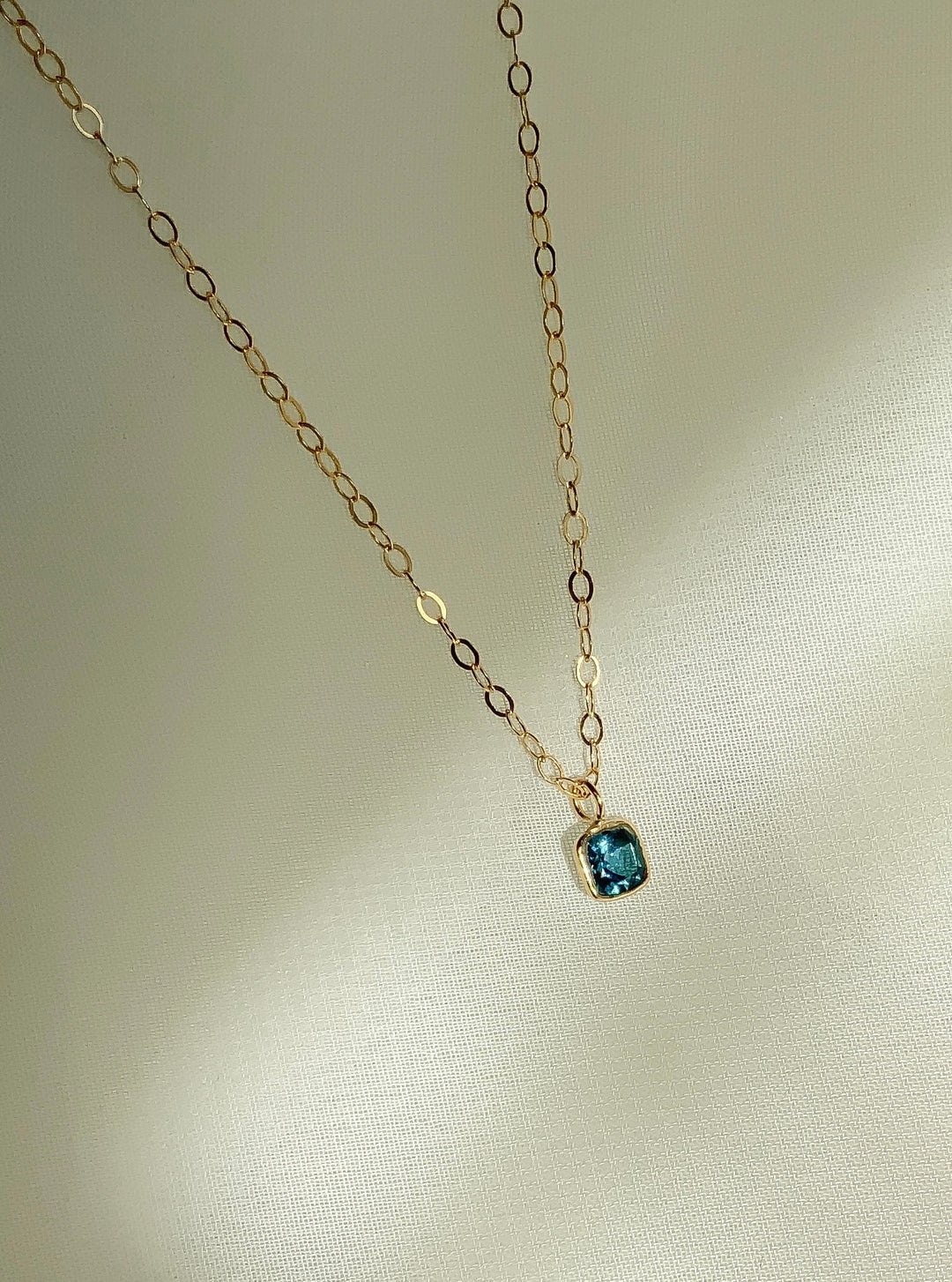 London Blue Topaz Necklace