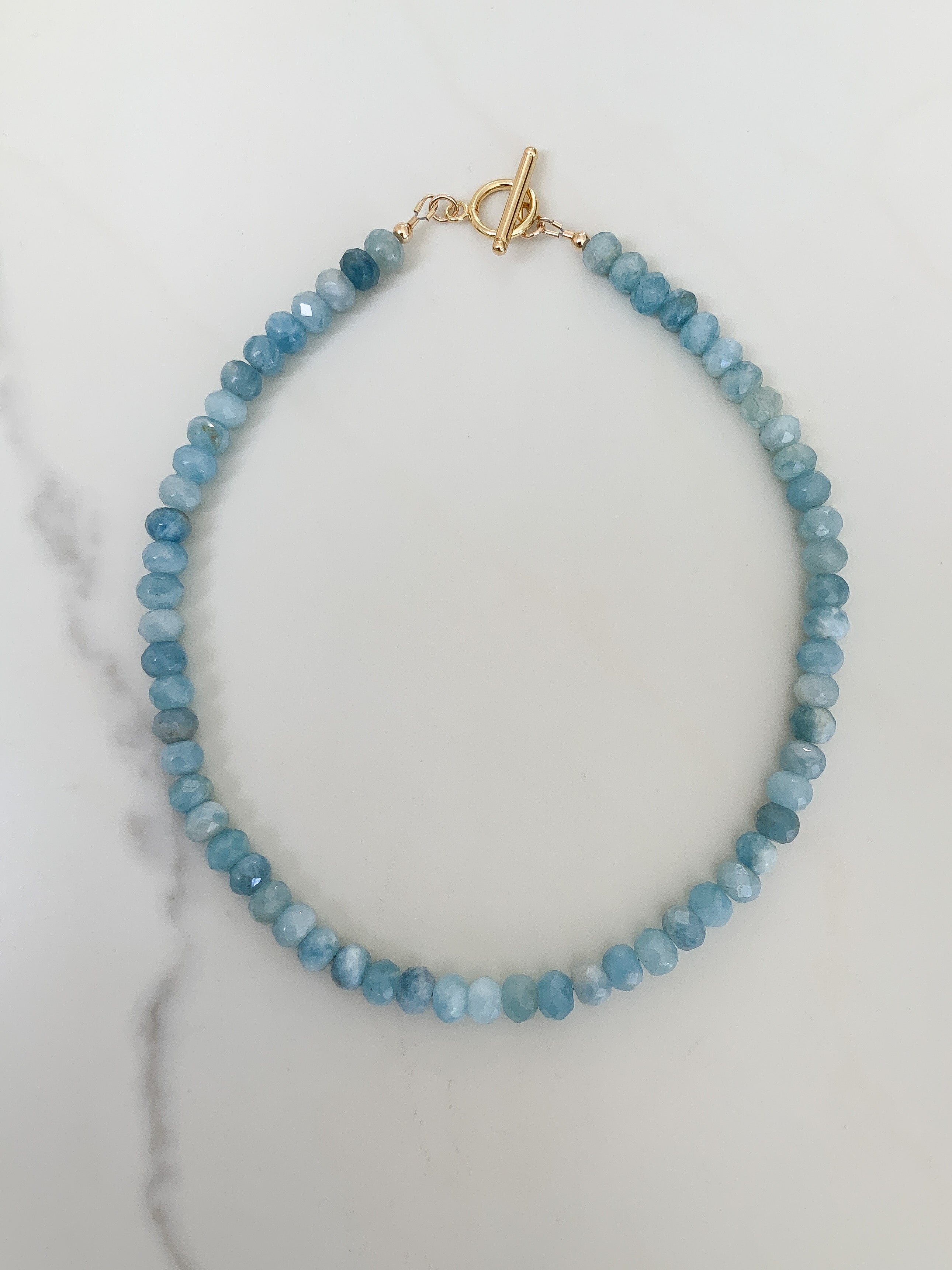 Bluebird Day Aquamarine Necklace