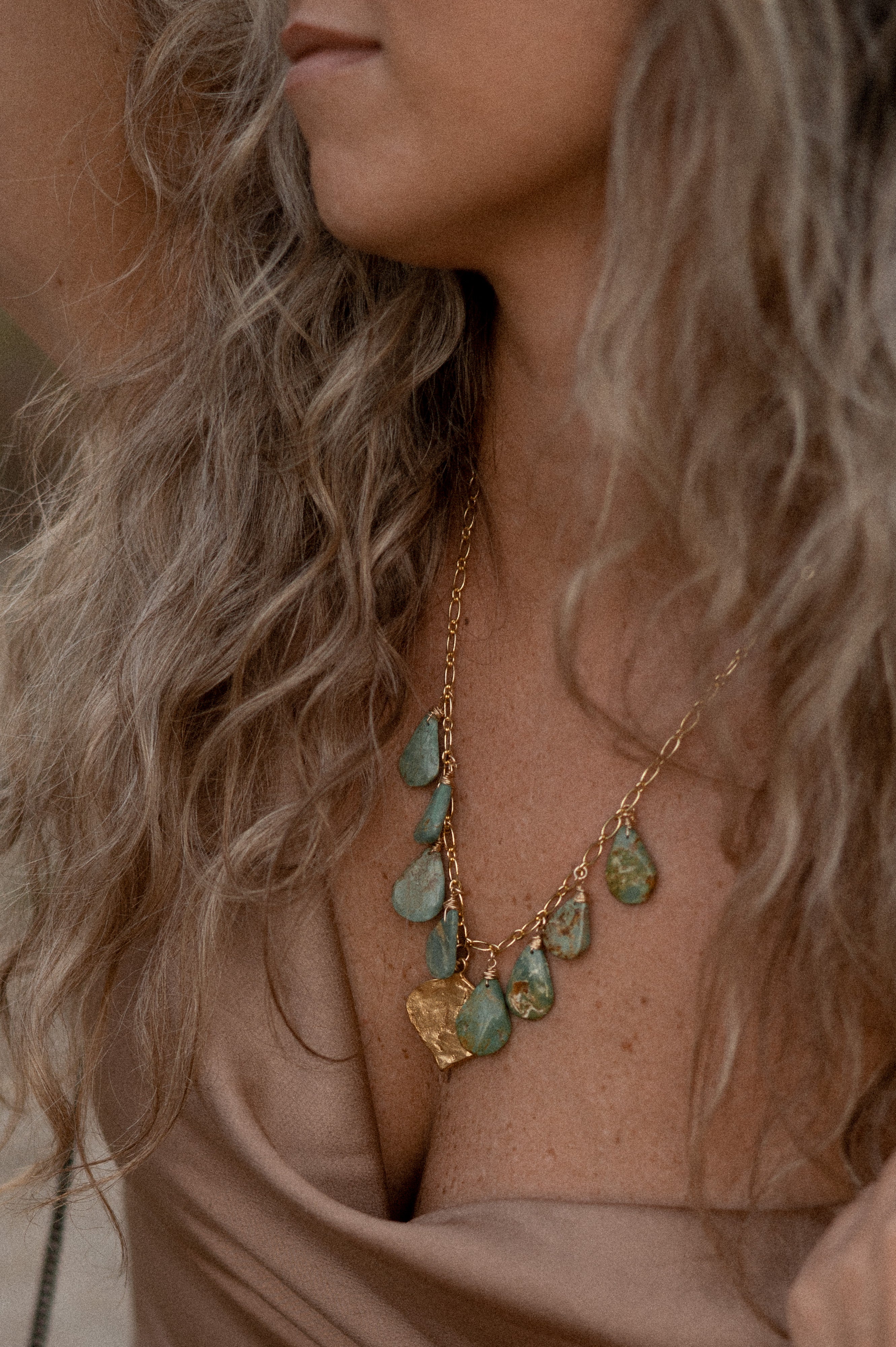 The Quaking Aspen Turquoise Necklace