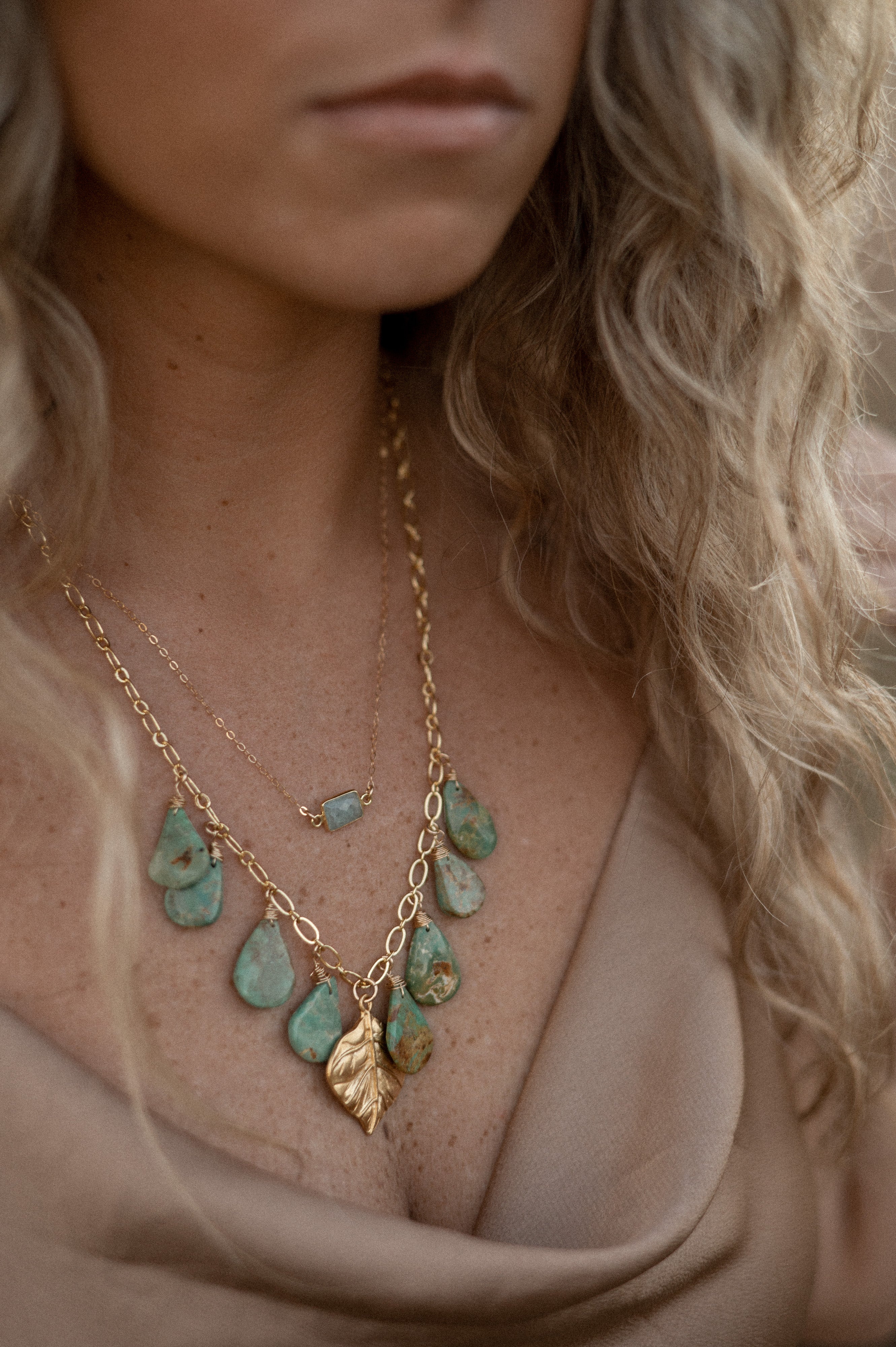 The Quaking Aspen Turquoise Necklace